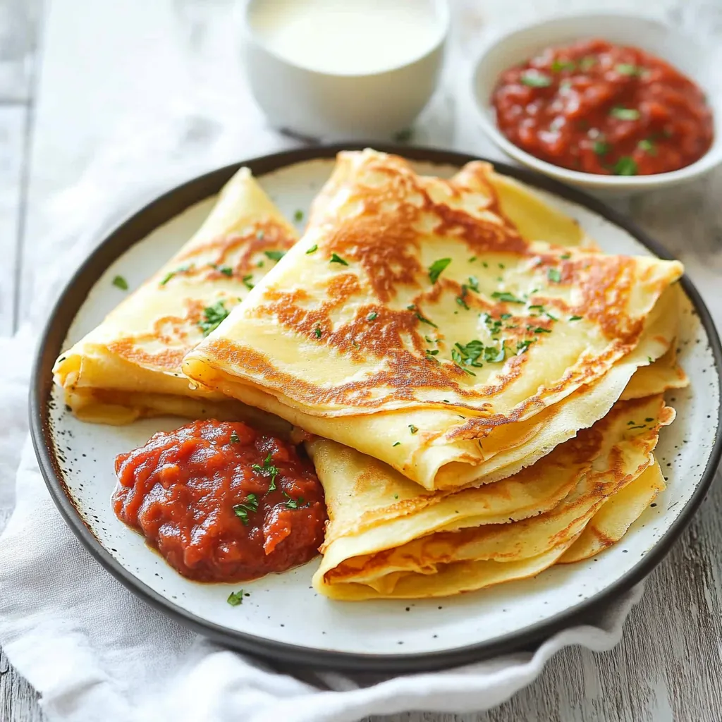 A plate of food with a bowl of sauce and a bowl of cream.