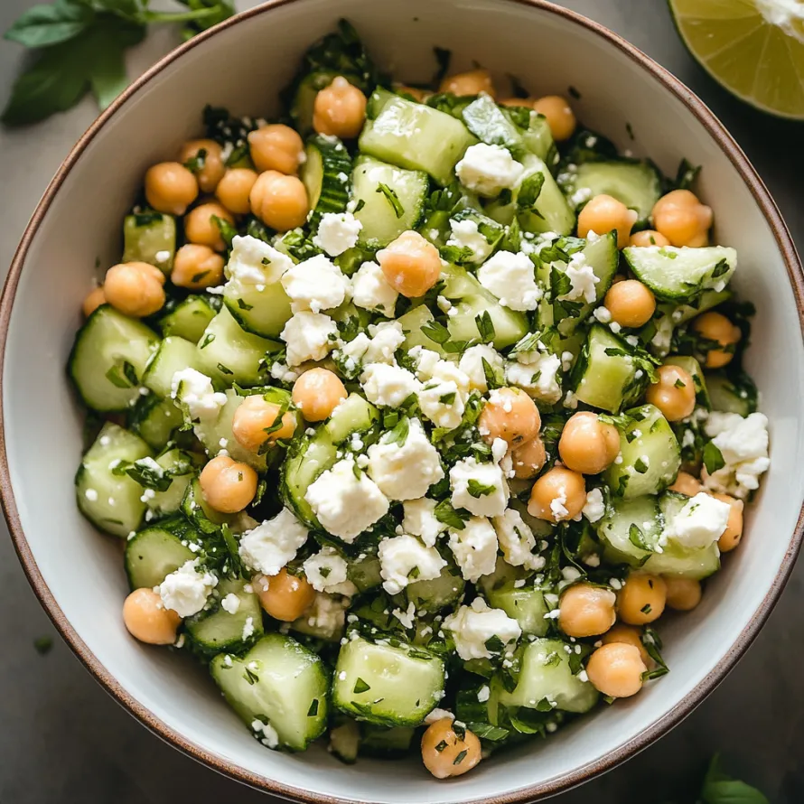 A bowl of vegetables with feta cheese.