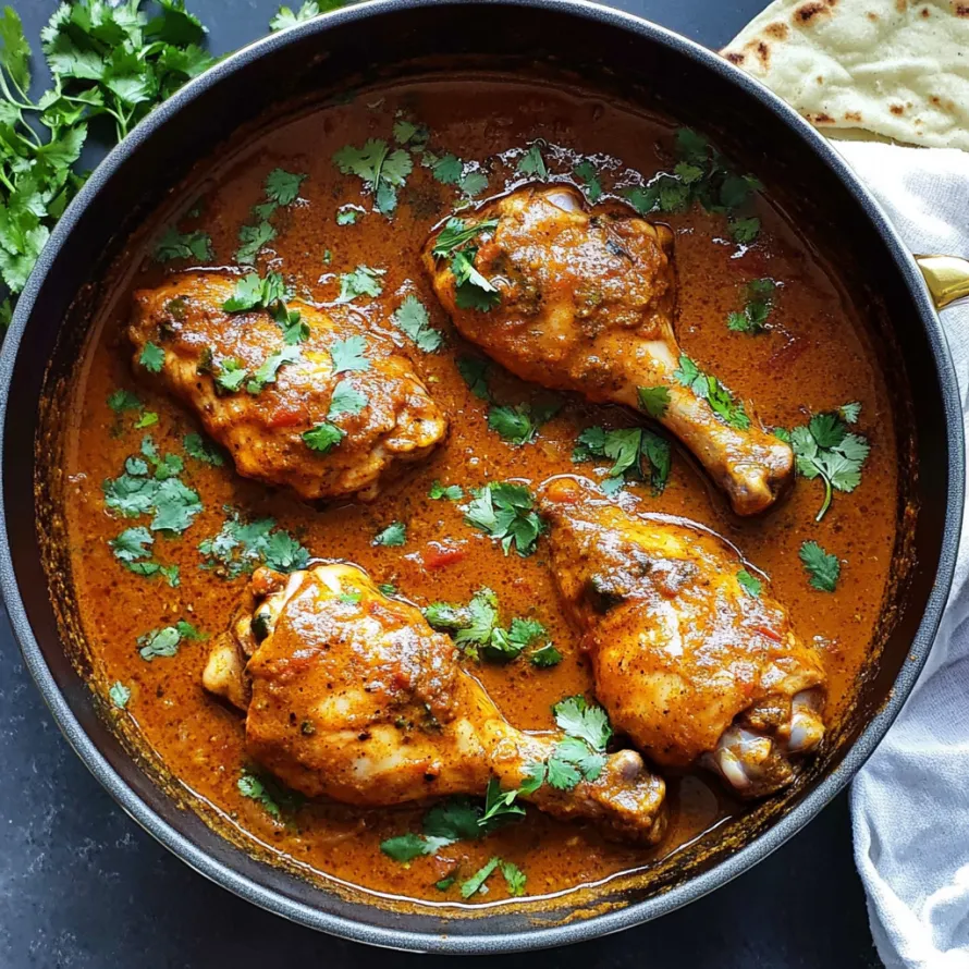 A bowl of chicken with a spoon in it.
