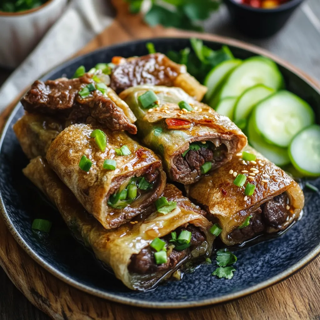 A plate of food with meat and vegetables.