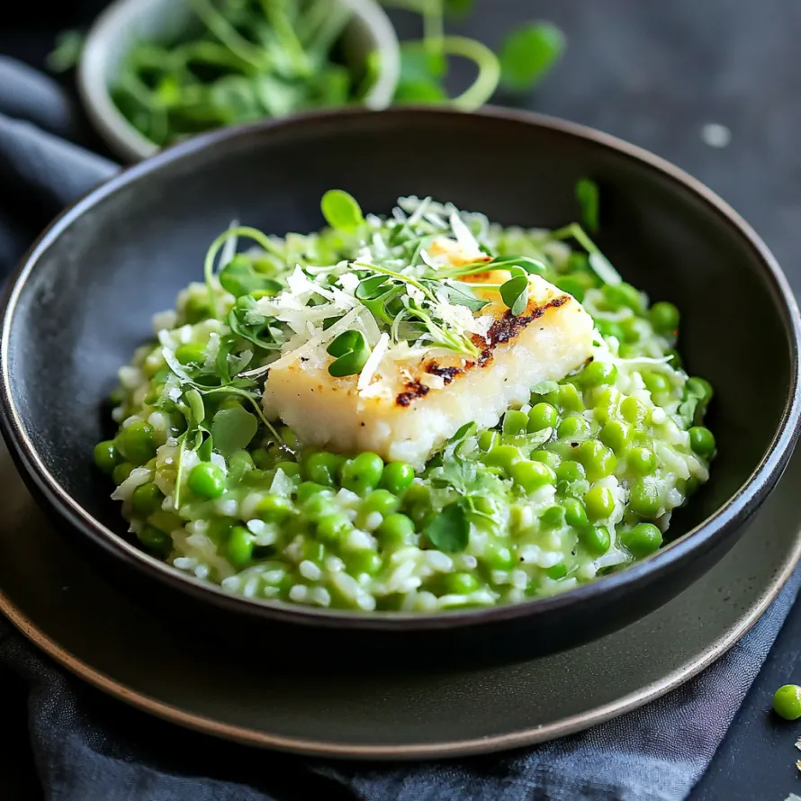 A bowl of rice with peas and cheese.