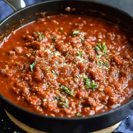 A bowl of chili with meat and cheese.