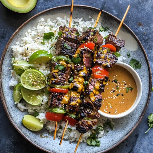 A plate of food with rice, meat, and lime.
