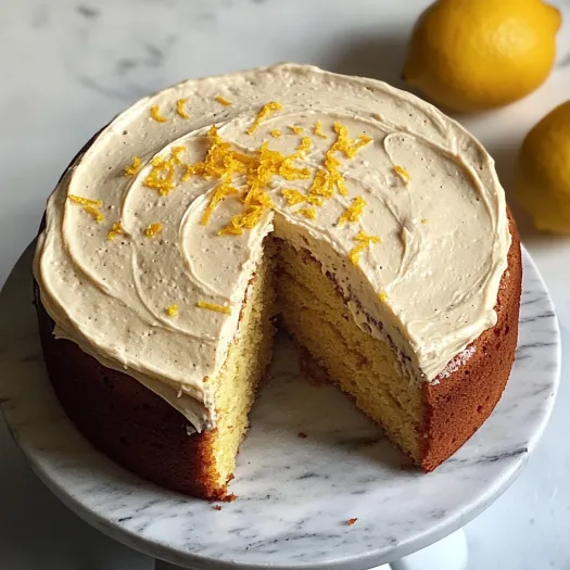 A slice of cake with orange icing.