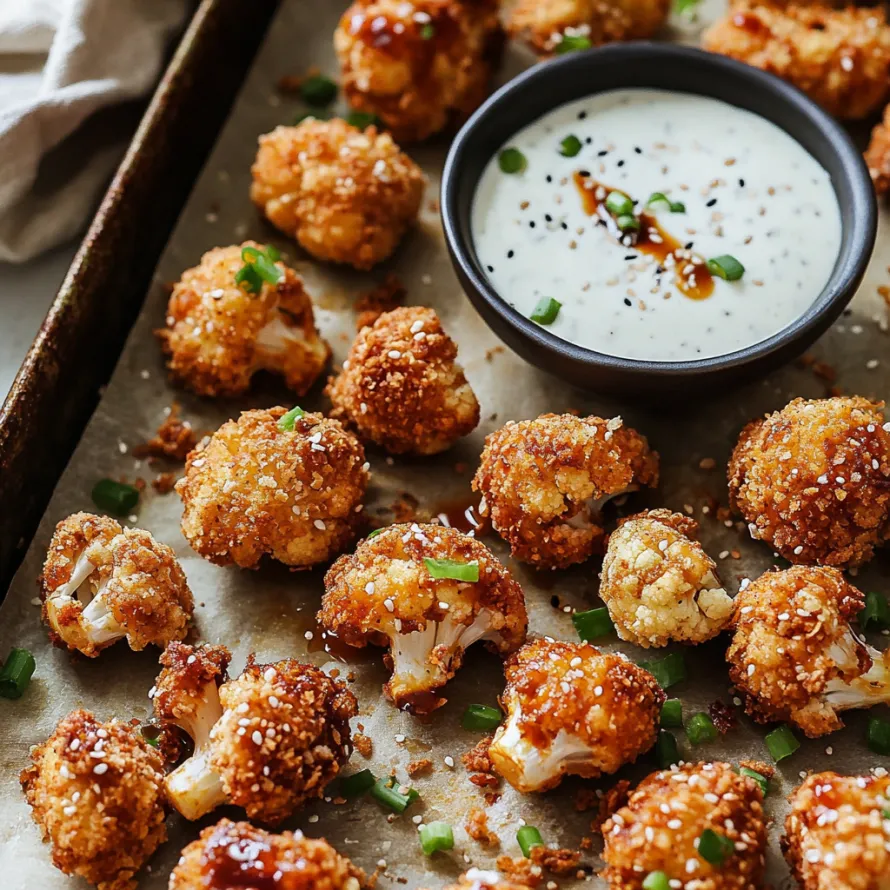 A tray of fried food with a bowl of sauce.