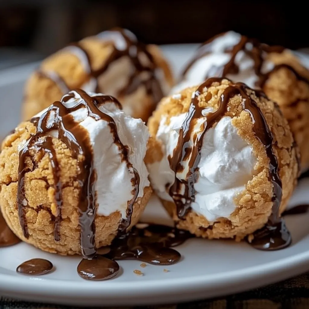 Easy Fried S’mores Bombs