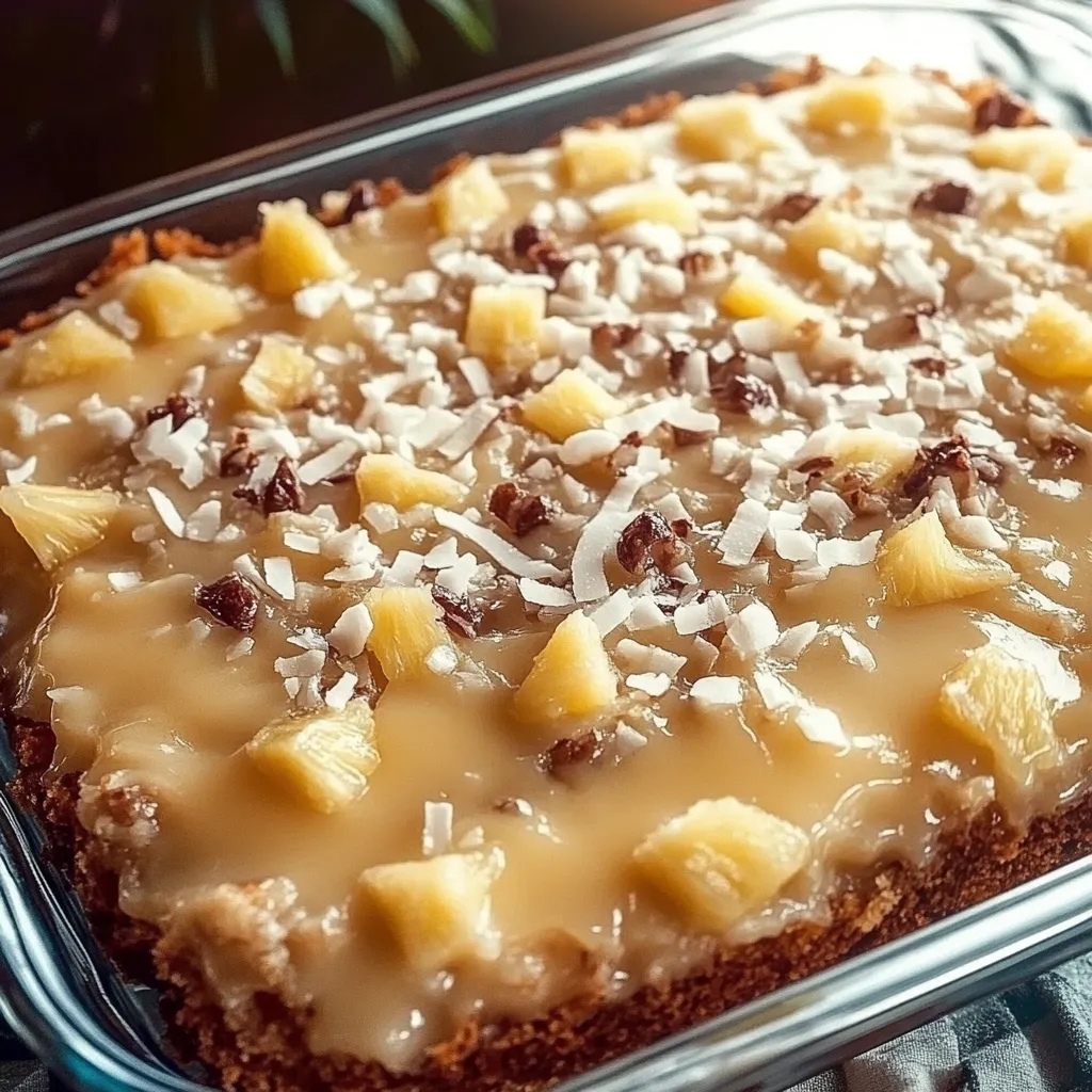 Pineapple Coconut cake