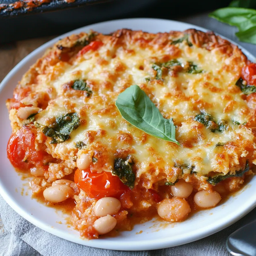 A white plate with a pizza on it.