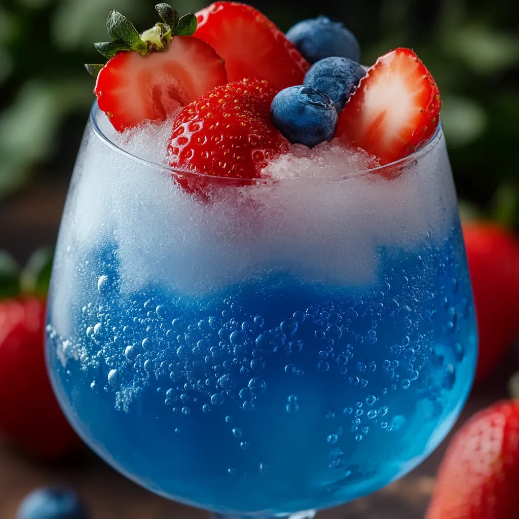 Strawberry Blue Hawaiian