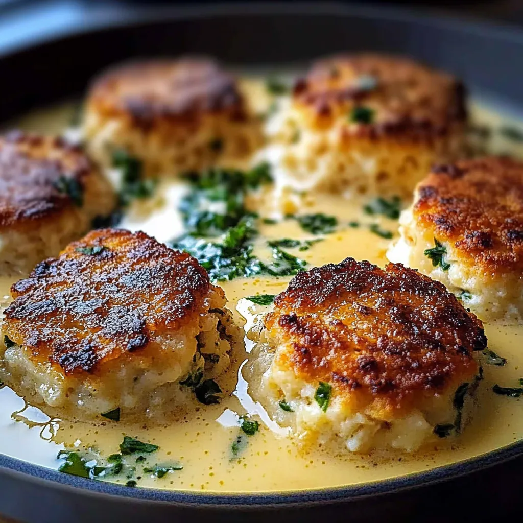 A pan of food with a green herb on top.