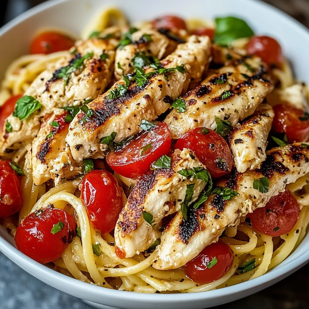 Bruschetta Chicken Pasta