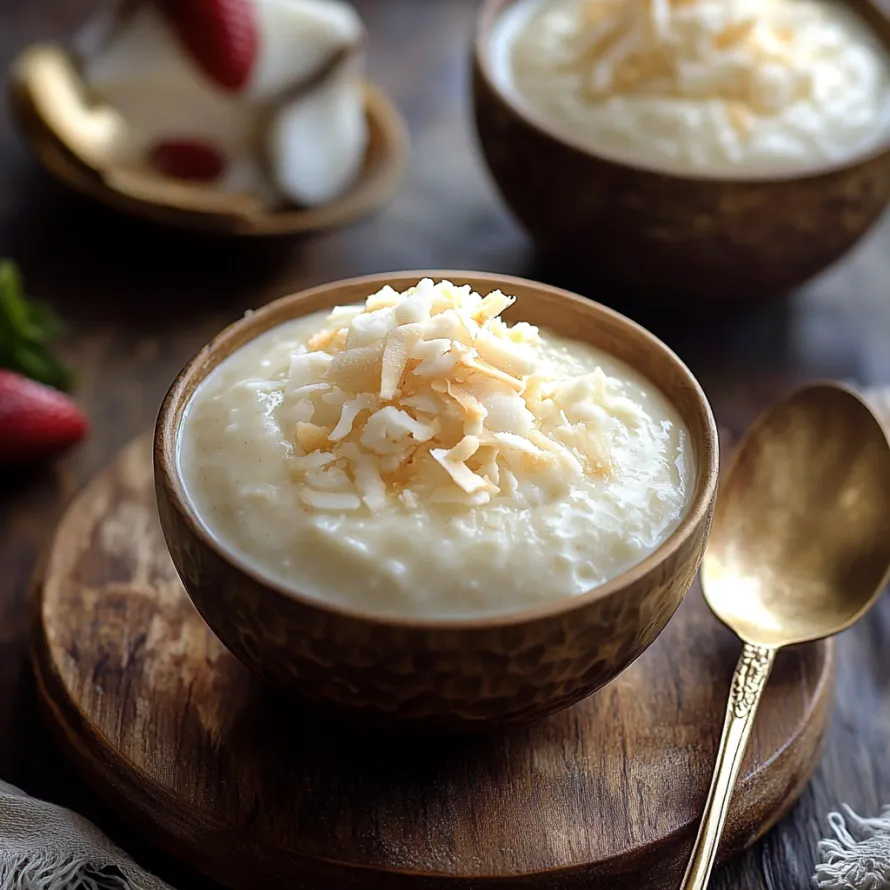 Two bowls of coconut cream.