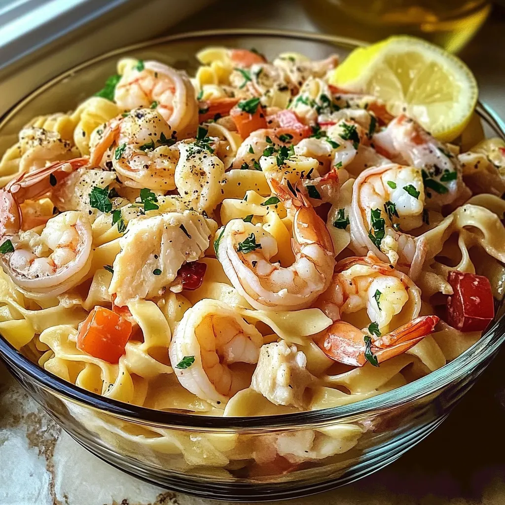 Seafood Pasta with Shrimp & Crab