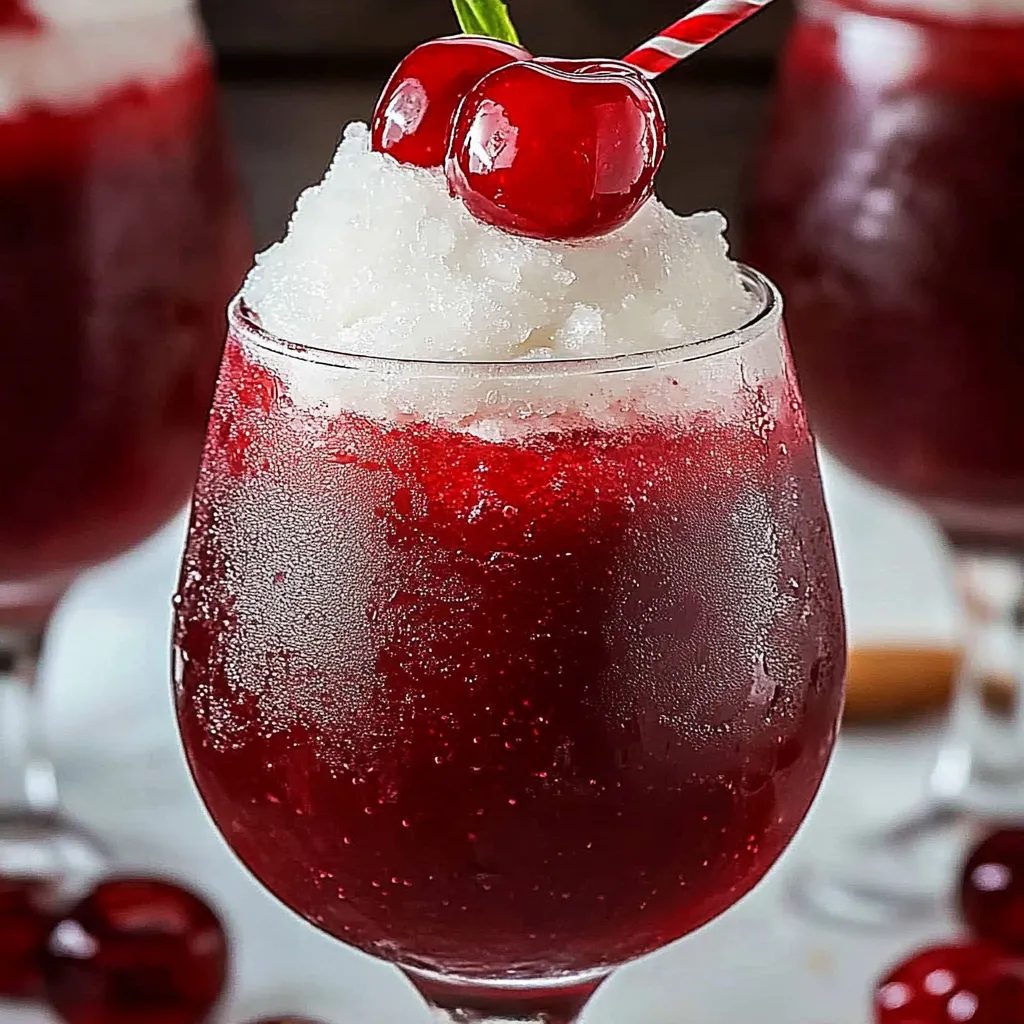 Cherry Rum and Coke Slushie