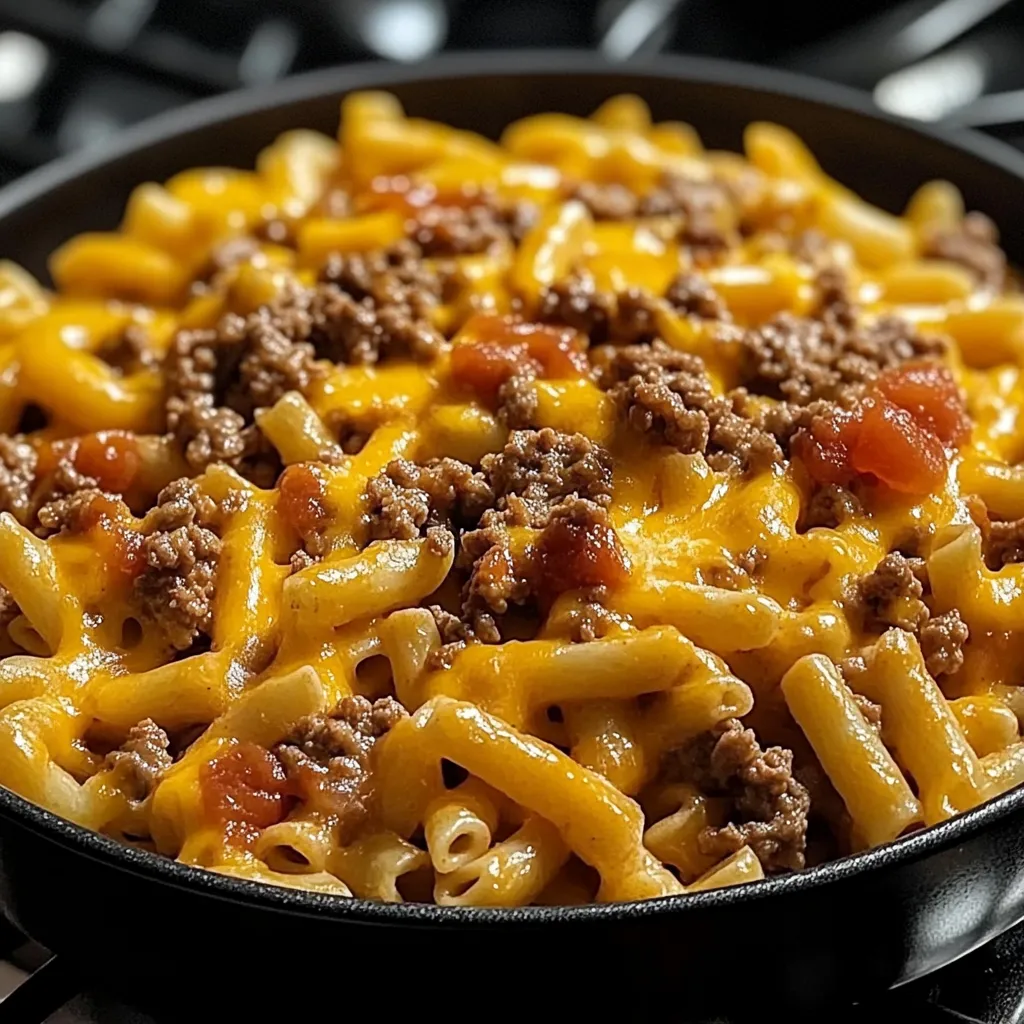 A bowl of macaroni and cheese.
