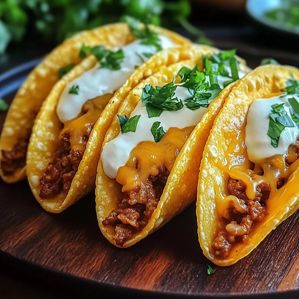 Easy Loaded Cheesy Pocket Tacos