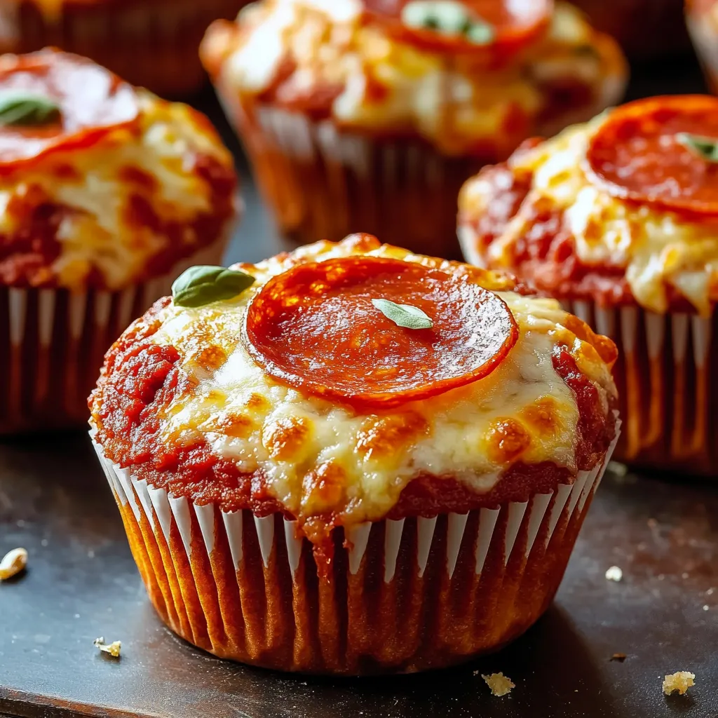 Deep Dish Pizza Cupcakes