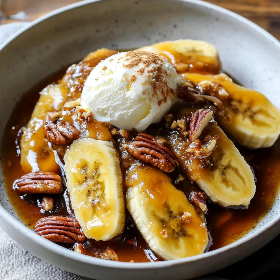 A bowl of bananas with a dollop of whipped cream on top.