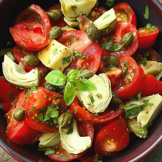 A bowl of vegetables including tomatoes, onions, and lettuce.