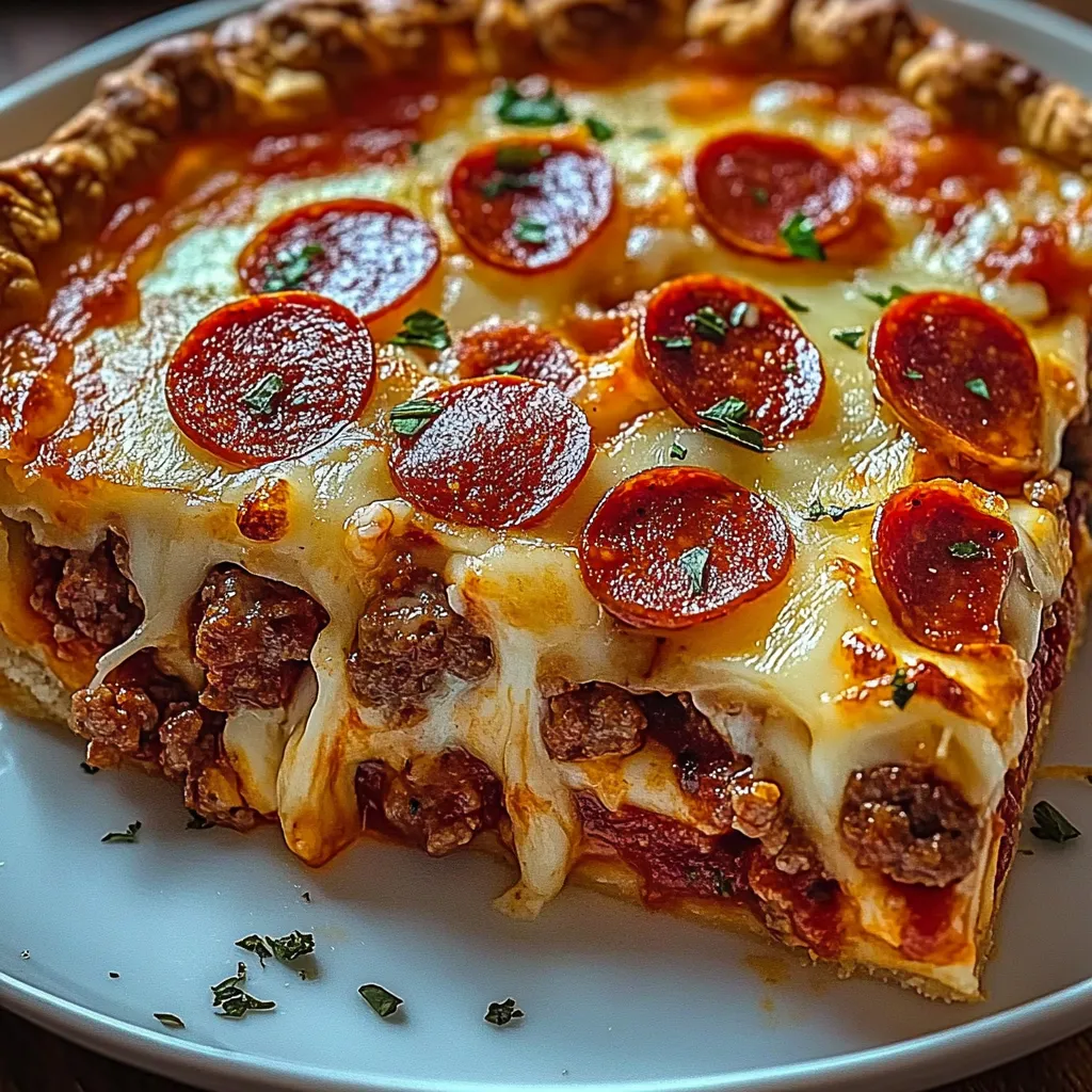 A slice of pepperoni pizza on a white plate.