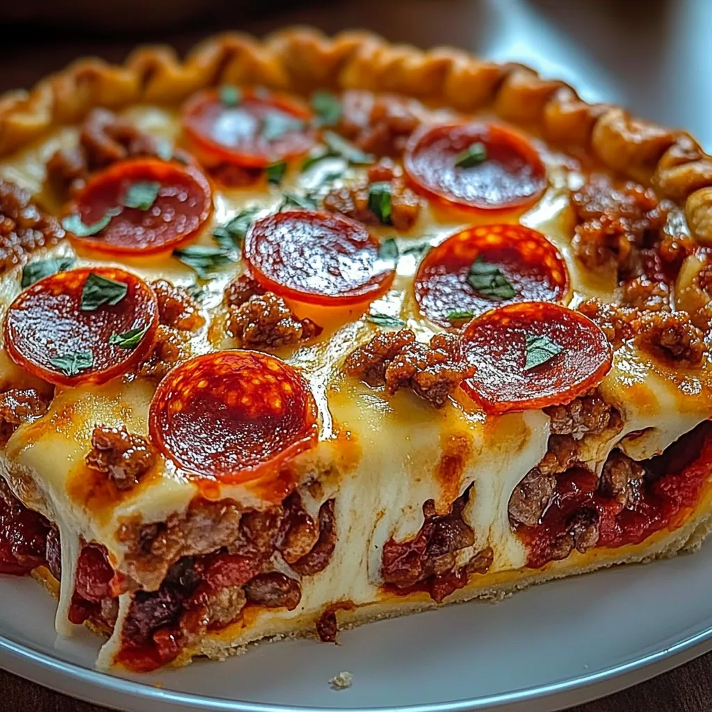 A slice of pizza with pepperoni and cheese.
