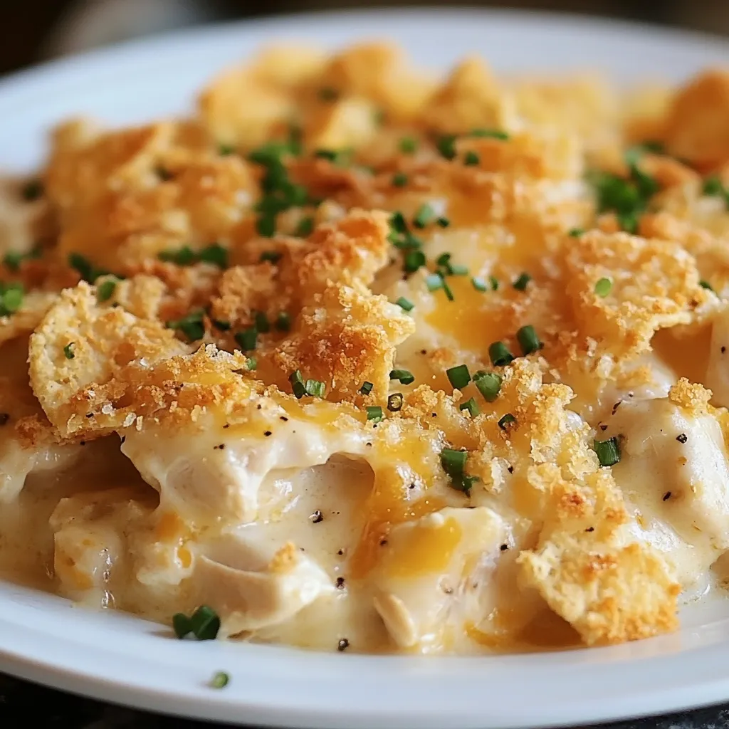 Ritz Cracker Chicken Casserole