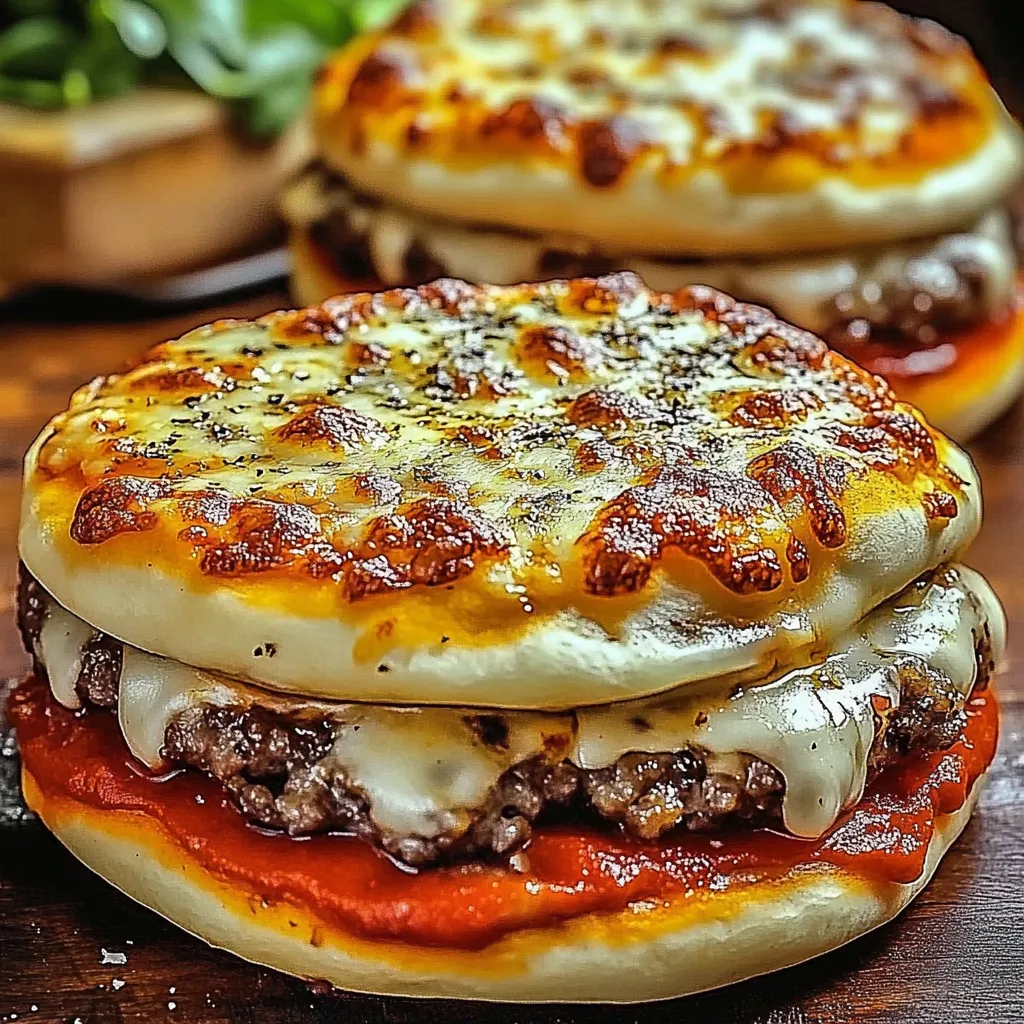 Old School Pizza Burgers