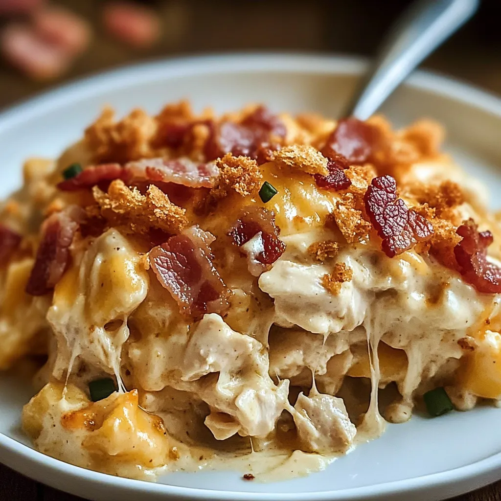 A plate of bacon and cheese.