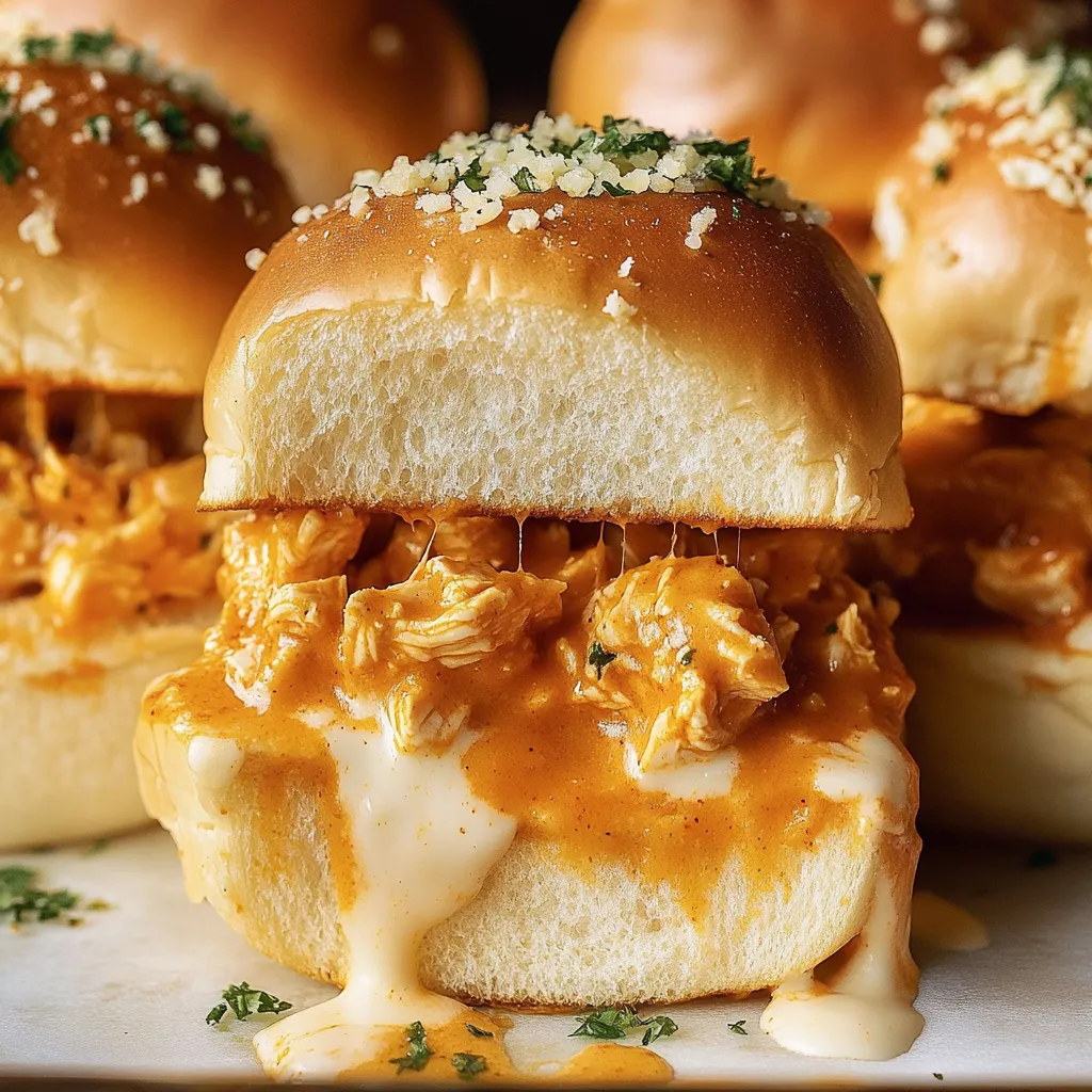 Buffalo Chicken Sliders Recipe
