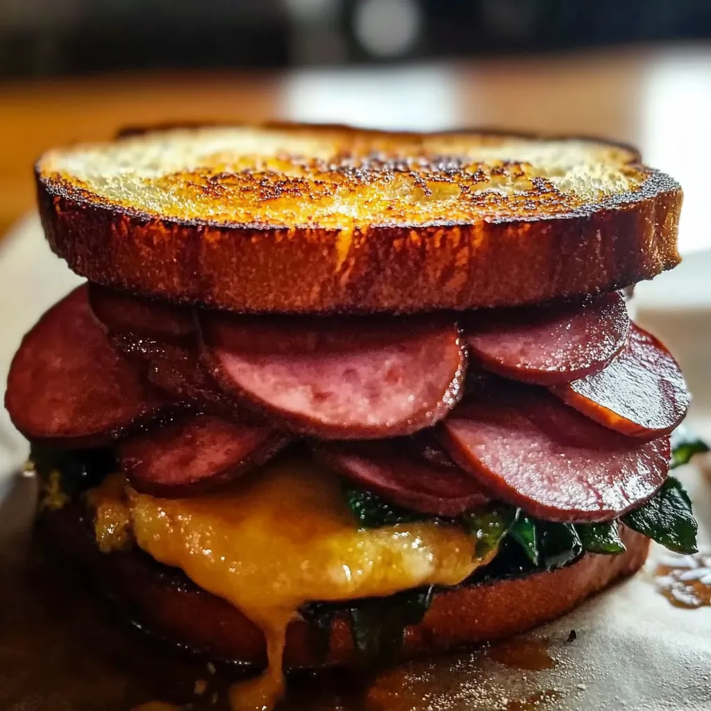 FRIED BOLOGNA SANDWICH