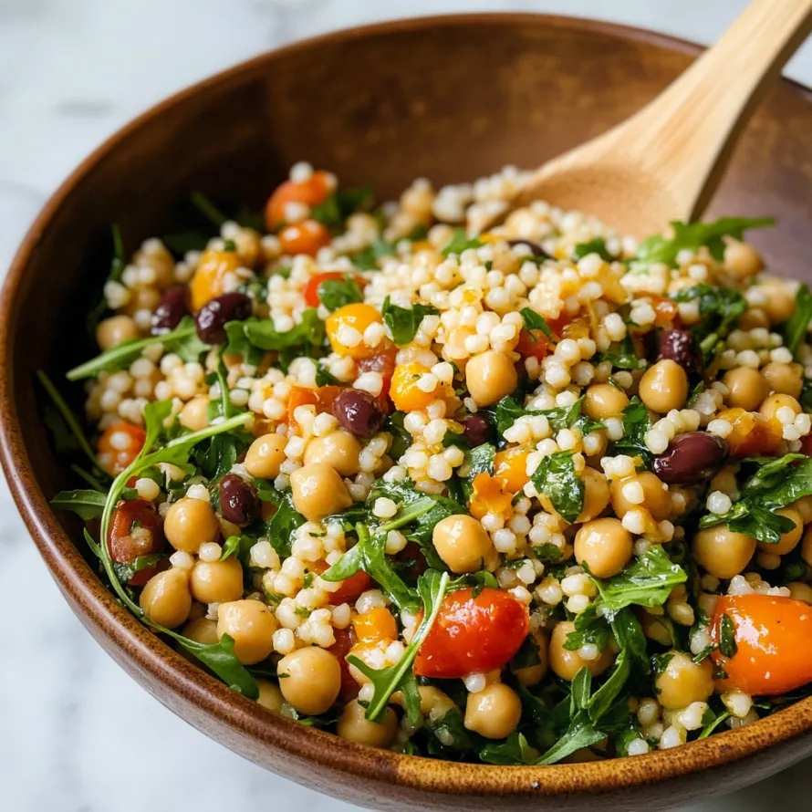 A bowl of food with a wooden spoon.