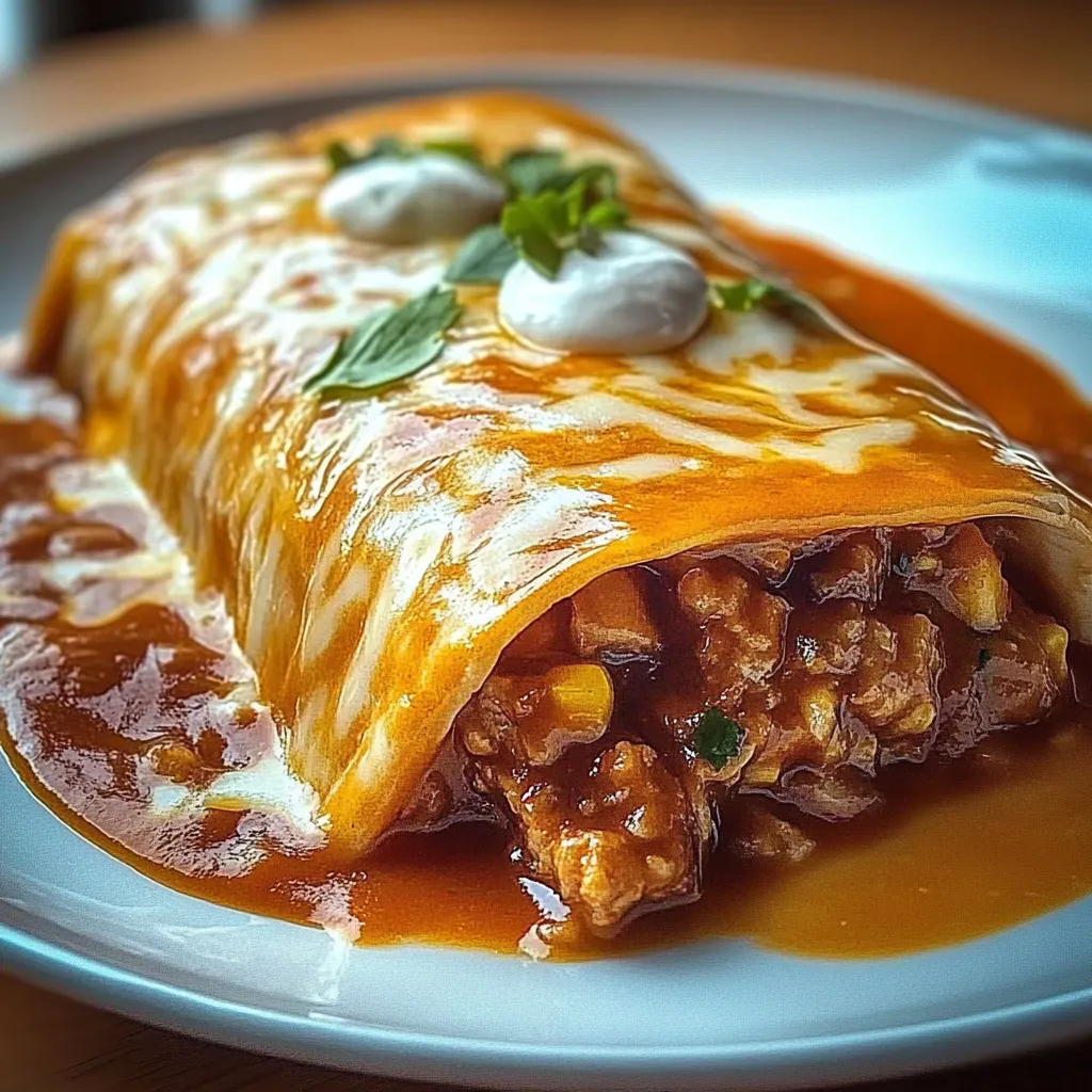 A plate of food with a burrito on it.