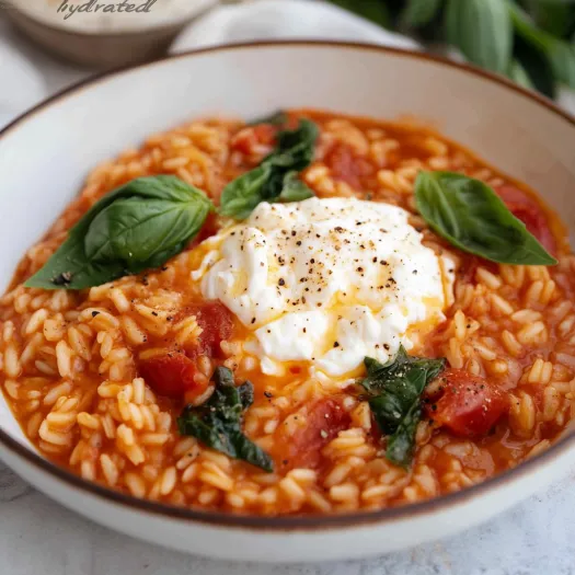 A bowl of soup with a dollop of sour cream on top.