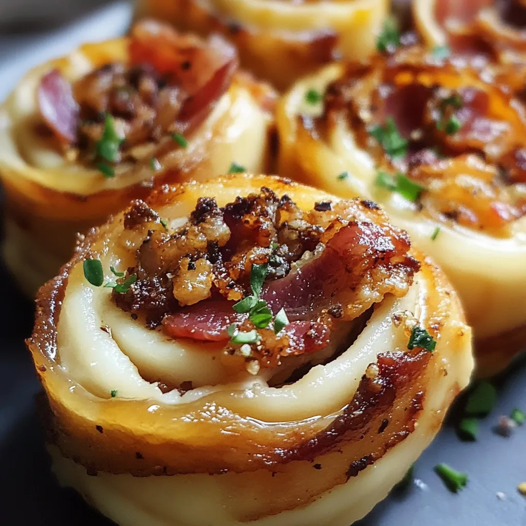 Garlic Butter Bacon Rollups