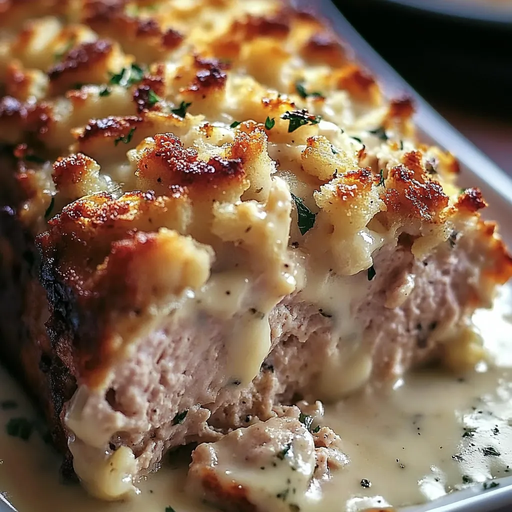 Chicken Cordon Bleu Meatloaf