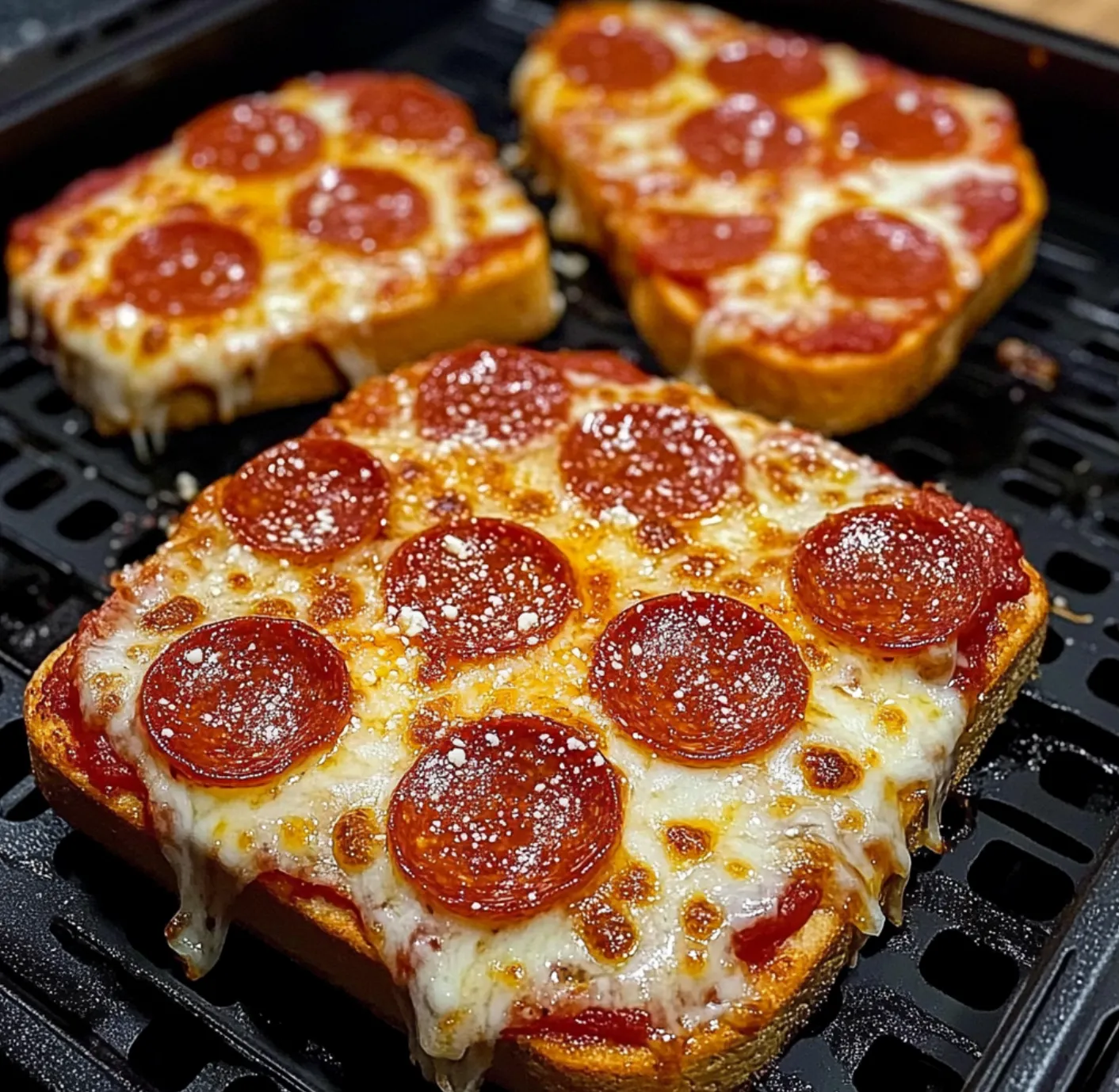 Texas Toast Air Fryer Pizza