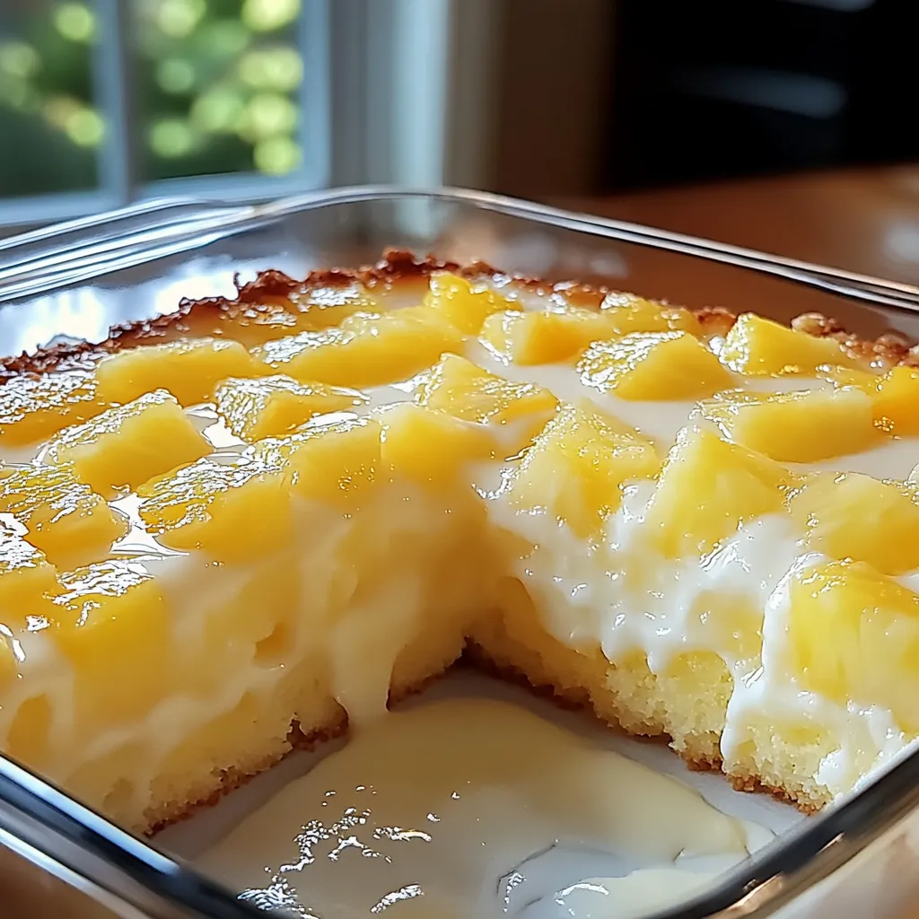 Juicy Pineapple Heaven Cake