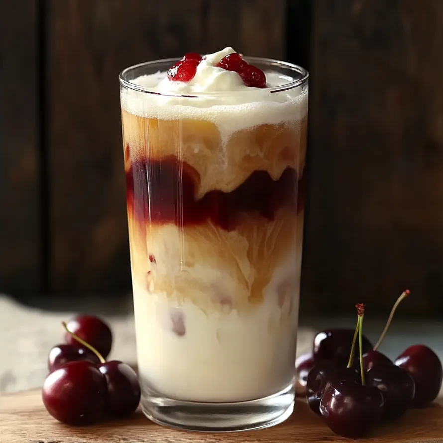 A glass of ice cream with cherries on top.