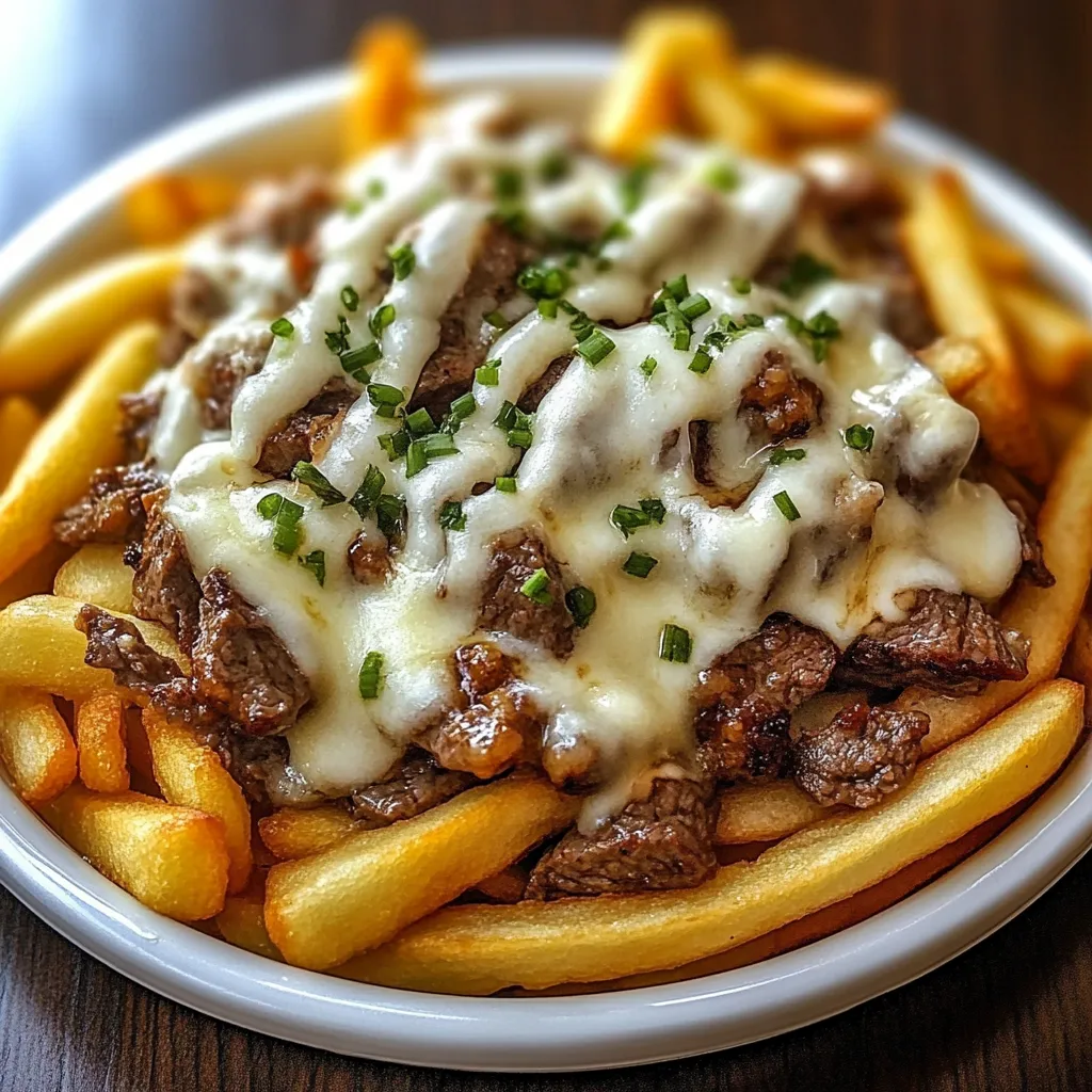 Philly Steak Cheese Fries