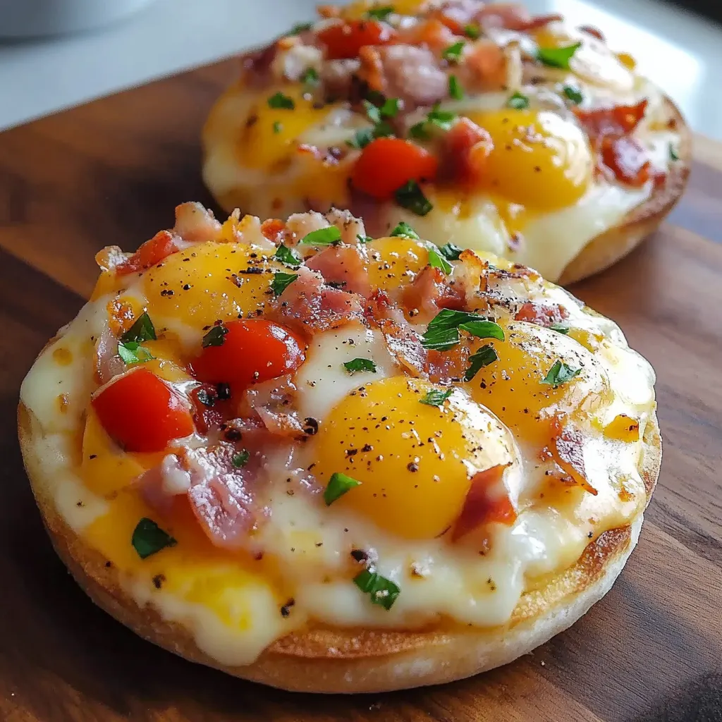 English Muffin Breakfast Pizza