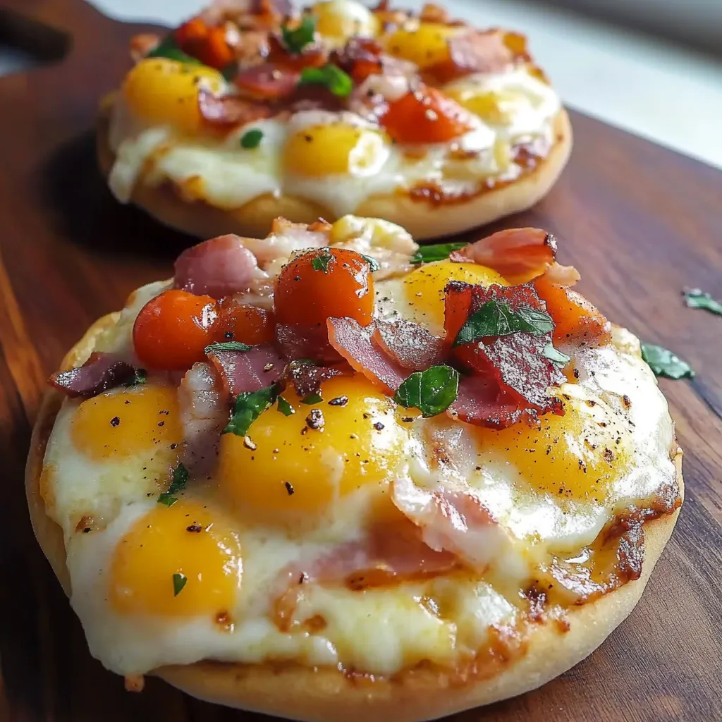 Two pizzas with tomatoes and cheese.