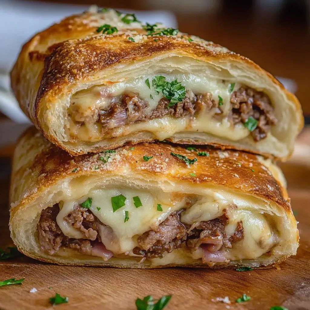 Philly Cheesesteak Stromboli