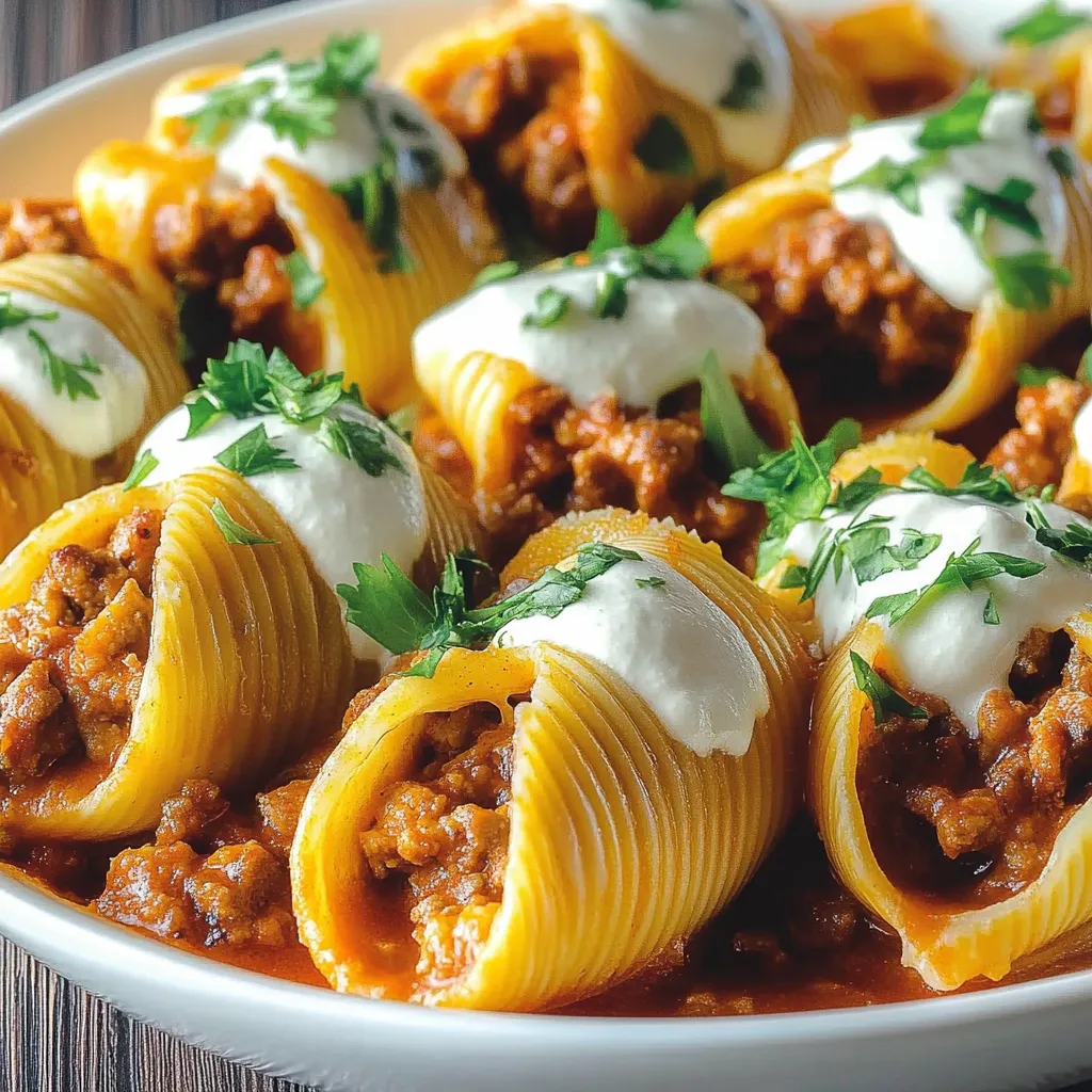Taco Stuffed Shells