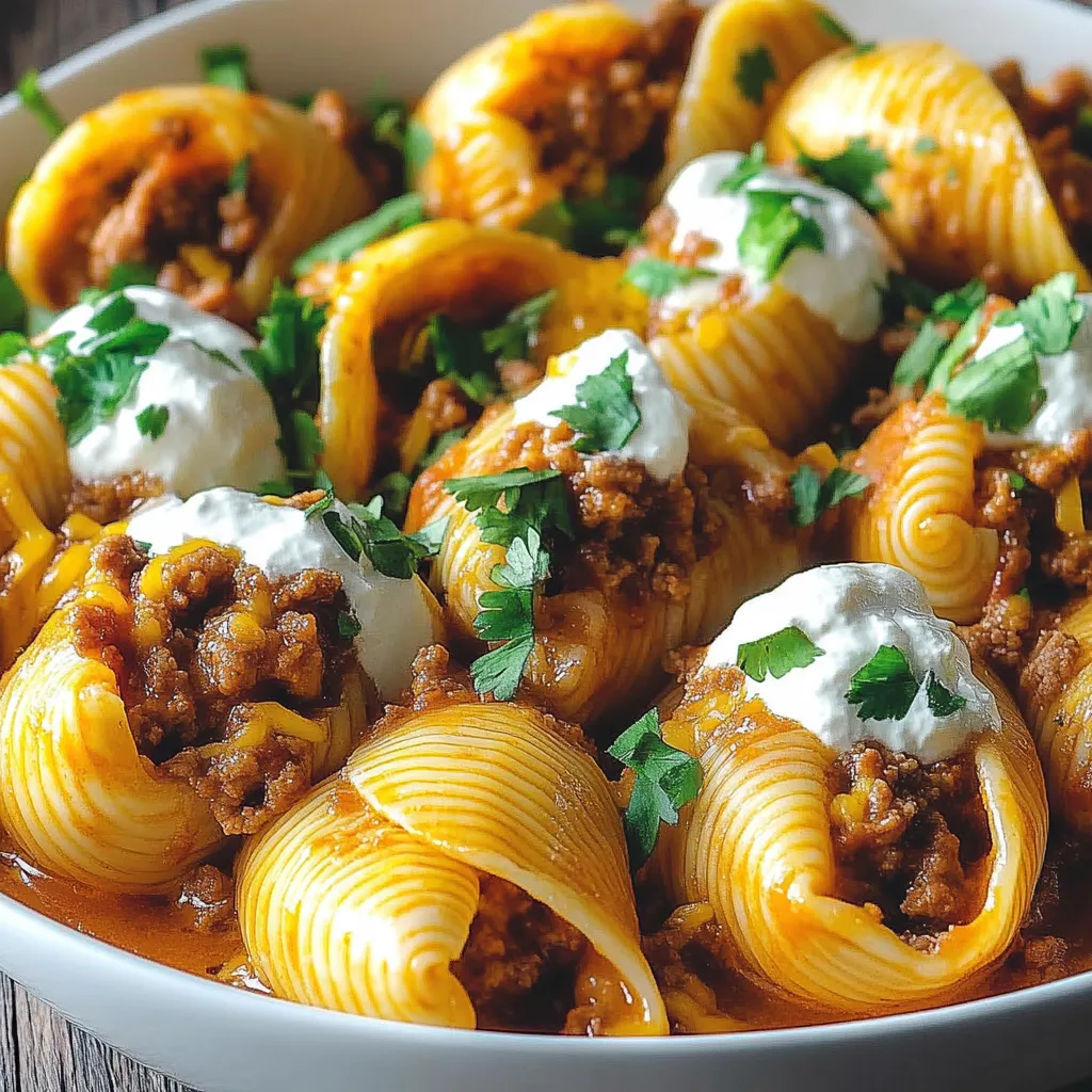 A bowl of pasta with white sauce.