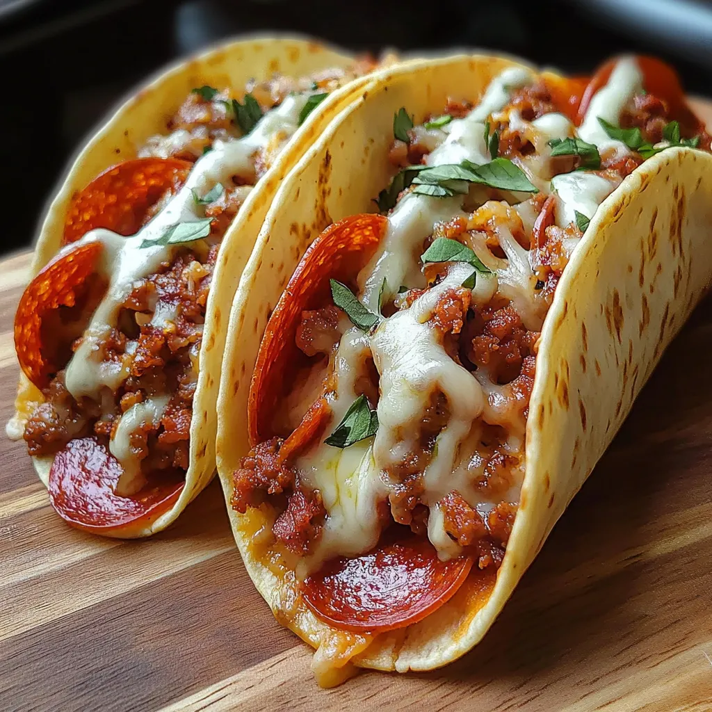 Meat Lovers Pizza Tacos