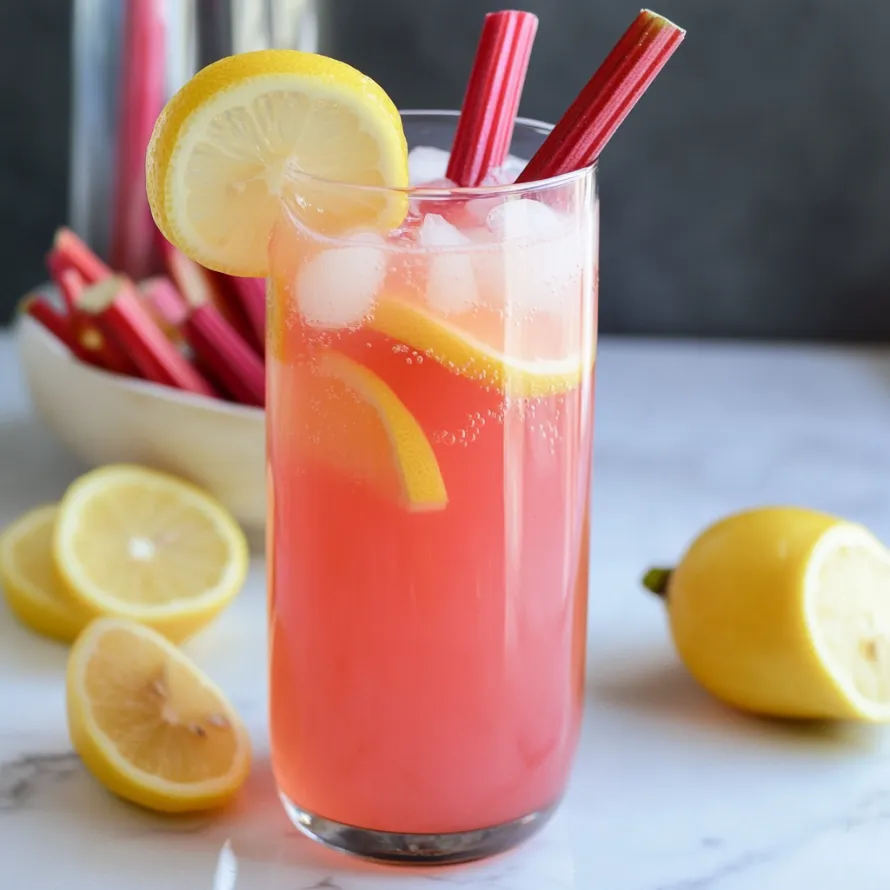A glass of pink lemonade with a lemon slice in it.