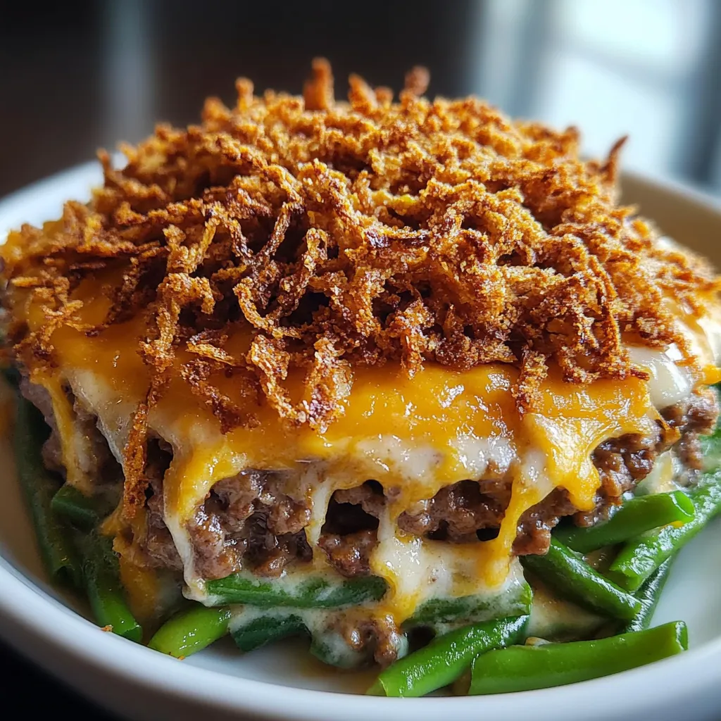 Hamburger Green Bean Casserole