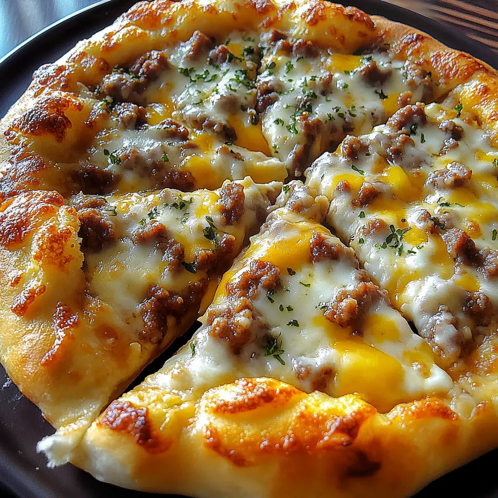 Sausage Gravy Breakfast Pizza
