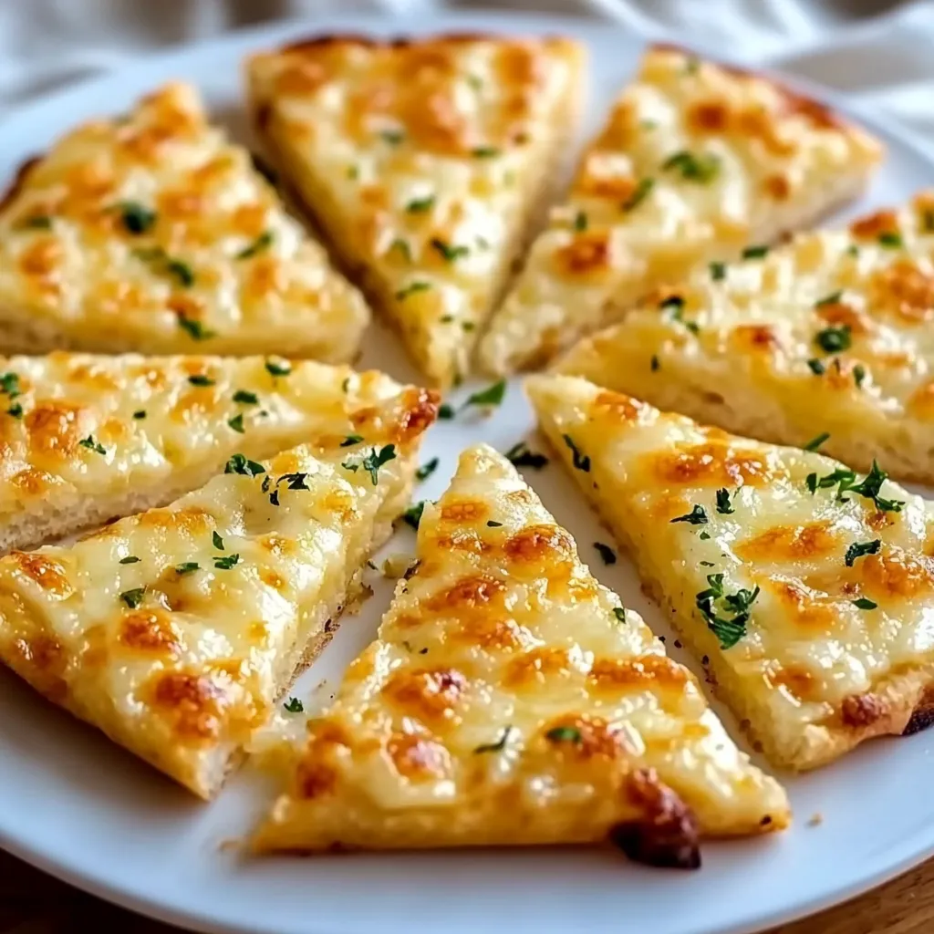 Air Fryer Cheesy Tortilla Garlic Bread