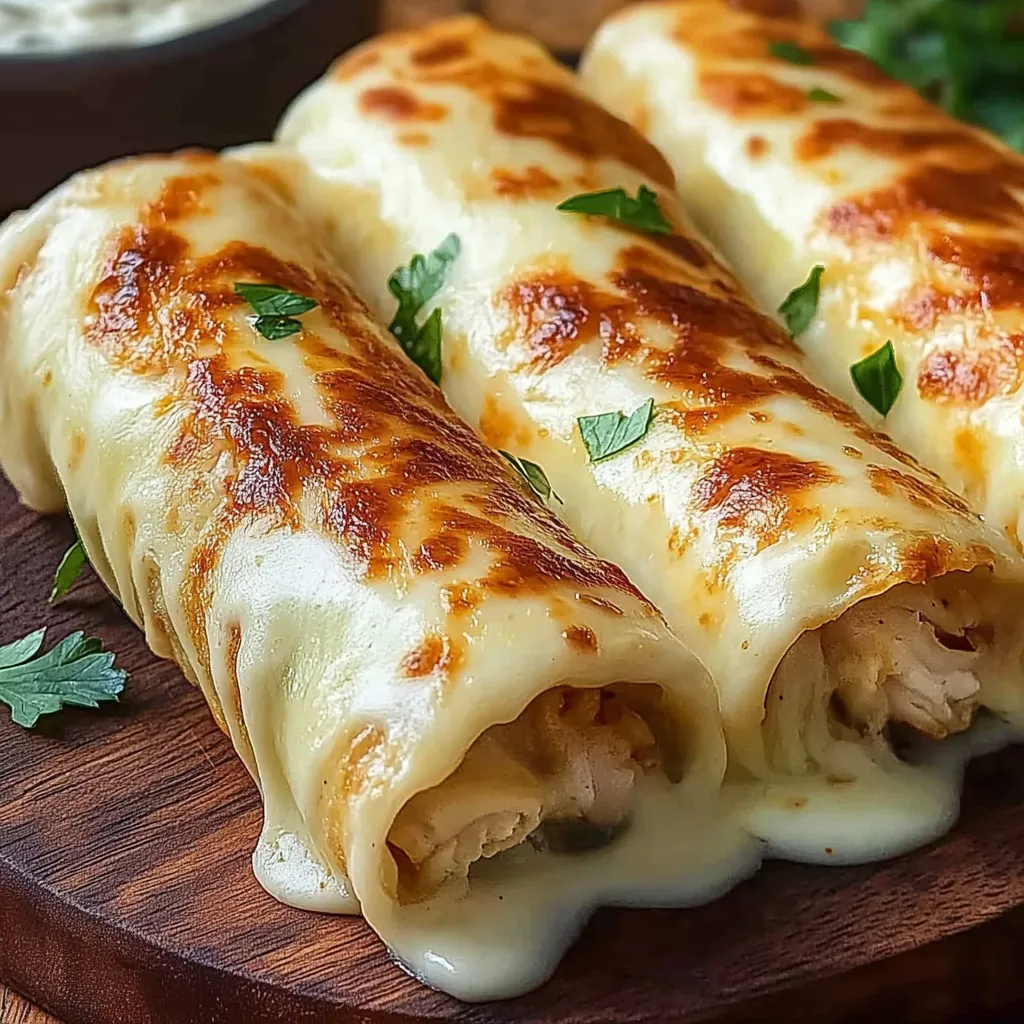 A plate of food with a cheese and chicken dish.